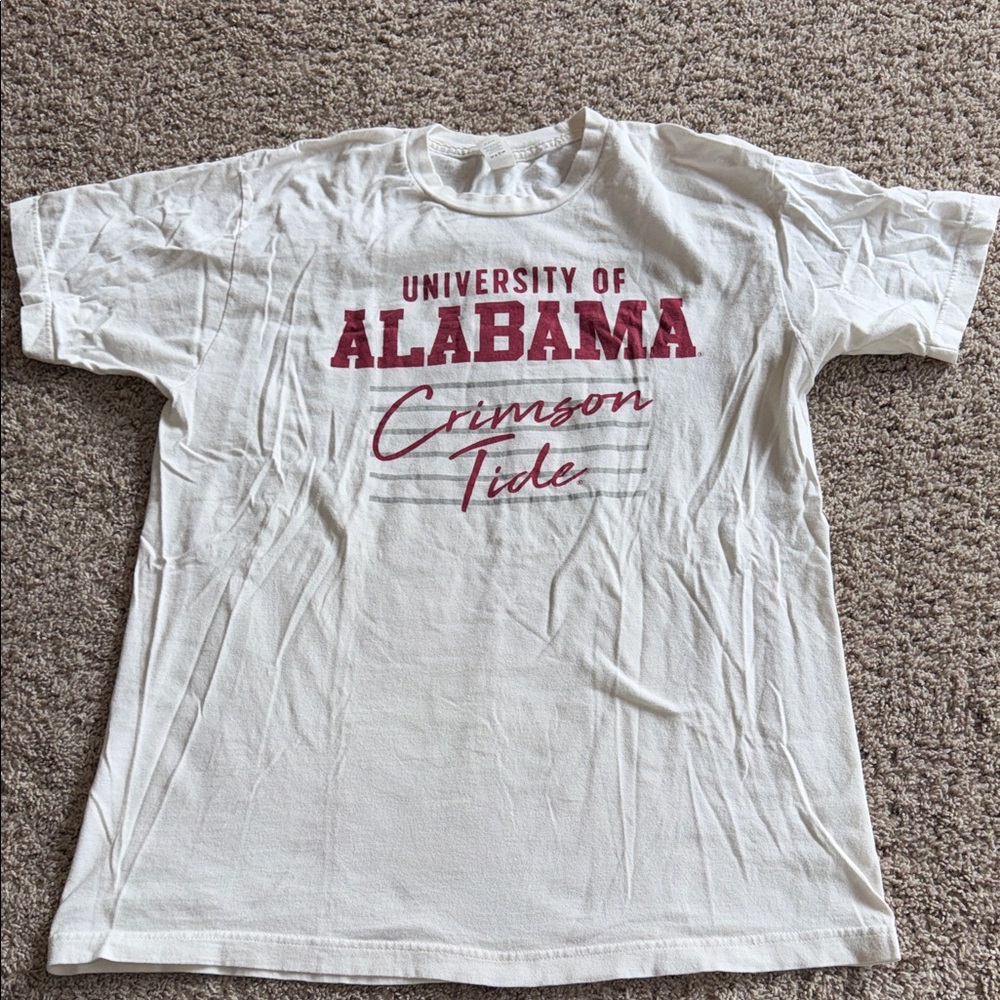 University of Alabama screen printed graphic tee size large